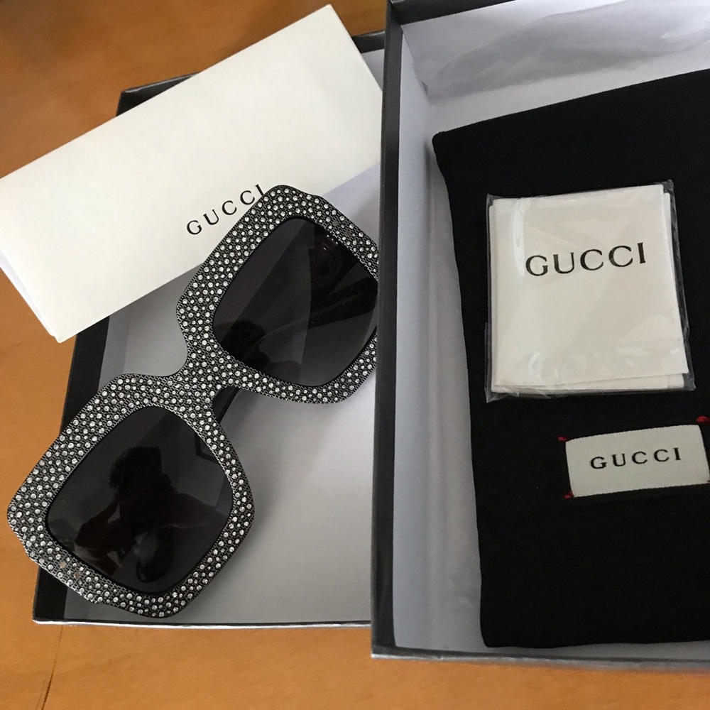 ✨Swarovski Crystal Gucci Glasses ✨ (Sold)